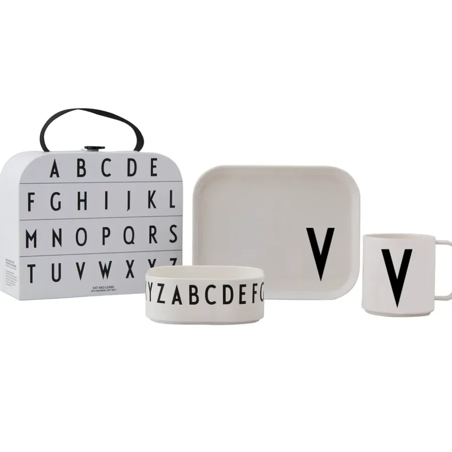 Serviser & Startset-Design Letters barnservis set, V