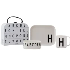 Serviser & Startset-Design Letters barnservis set, H