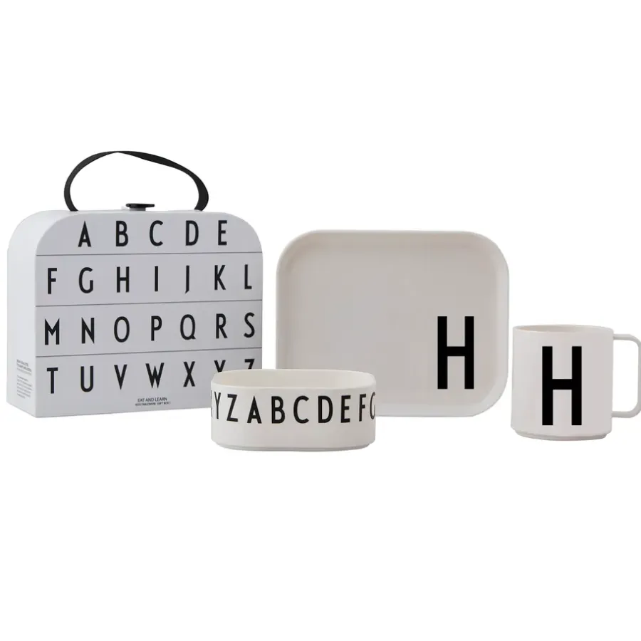 Serviser & Startset-Design Letters barnservis set, H