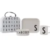 Serviser & Startset-Design Letters barnservis set, S