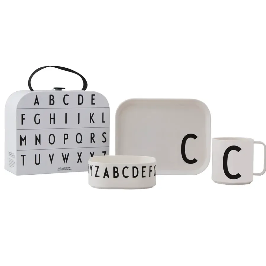 Serviser & Startset-Design Letters barnservis set, C