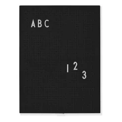 bokstavstavla A4, Svart^Design Letters Best