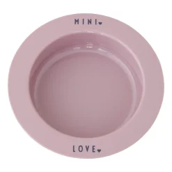 Plasttallrikar-Design Letters djup tallrik favorit mini, Lavender-love