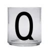 Plastglas-Design Letters Kids glas, Q