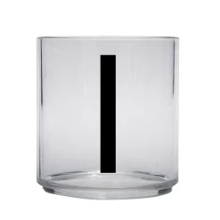 Plastglas-Design Letters Kids glas, I