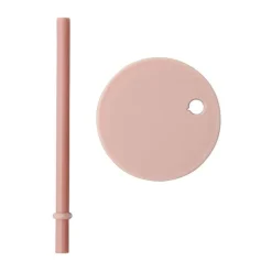 Vin- & Bartillbehör-Design Letters sugrör med lock, Nude