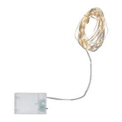 Dew Drop ljusslinga 400 cm, Silver^Star Trading Discount