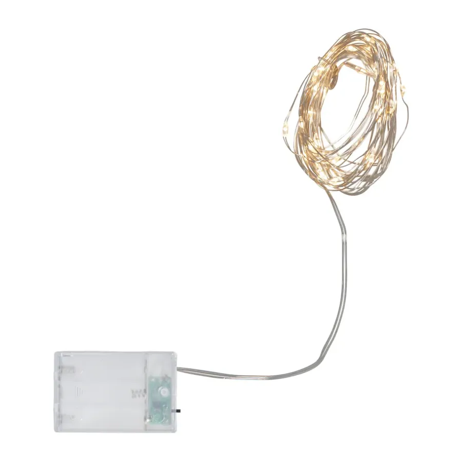 Dew Drop ljusslinga 400 cm, Silver^Star Trading Discount