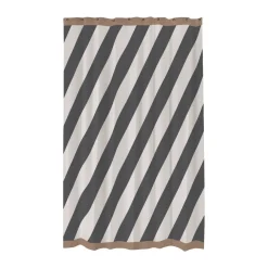 Diagonal duschdraperi 150x200 cm, Dark grey^Mette Ditmer