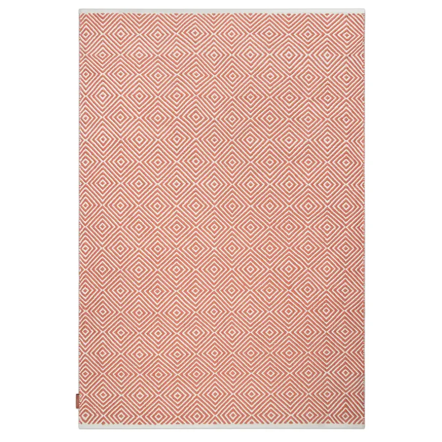 Plastmattor-Formgatan Diamond matta 140x200 cm, Burnt orange