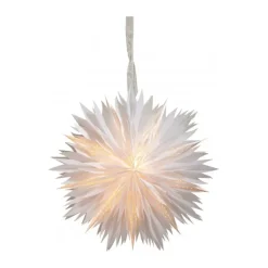 Dis pappersstjärna 40 cm, Vit^Star Trading
