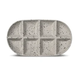 Ditte serveringsfat stor 20x36 cm, Grå-svart^Sagaform New