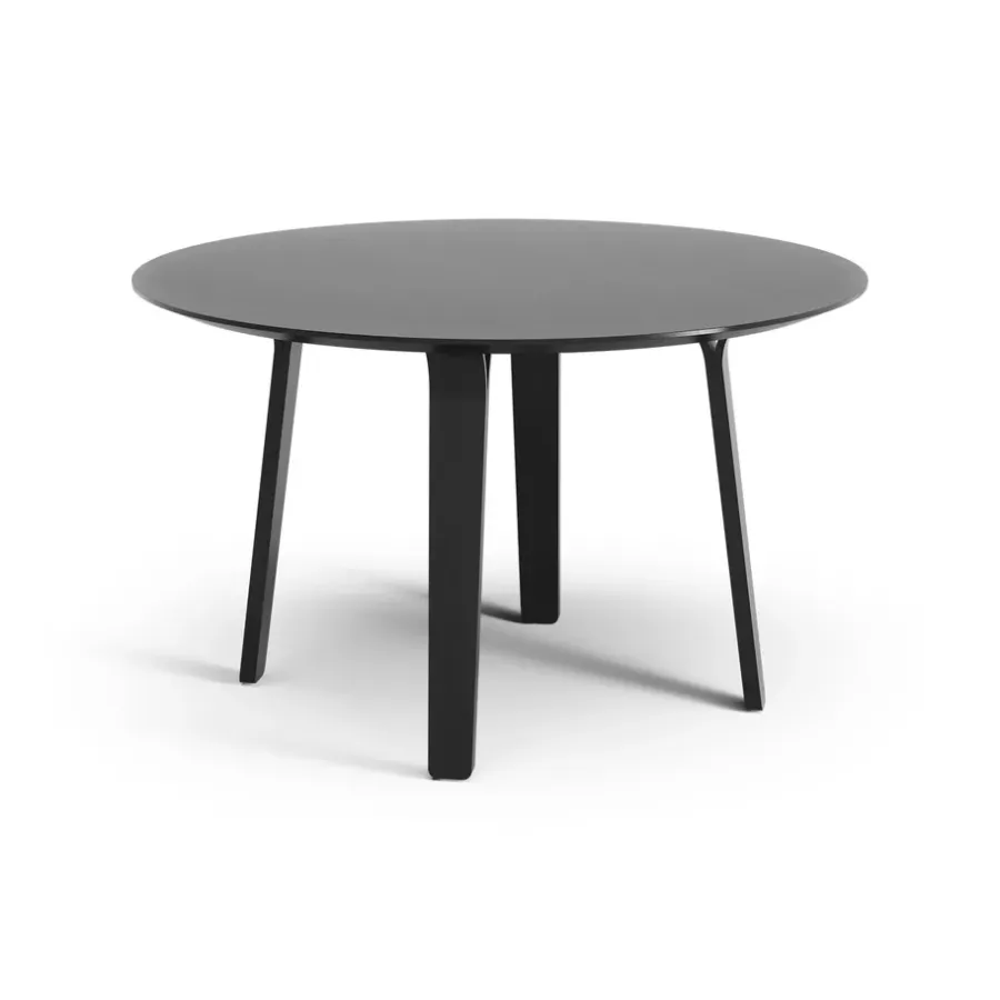 Matbord-Swedese Divido bord Ø120 cm, Ask svartlaserad