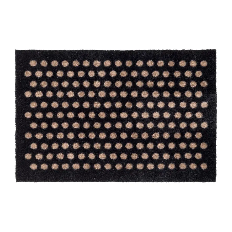 Dörrmattor-Tica copenhagen Dot dörrmatta, Black-sand, 40x60 cm