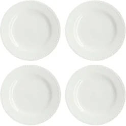 Assietter-Scandi Living Dots assiett 22 cm 4-pack, Cremevit