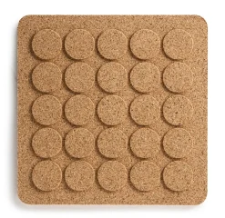 Dots fyrkantigt grytunderlägg 20x20 cm, Brun^Born In Sweden Sale