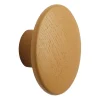Krokar & Hängare|Krokar & Hängare-Muuto Dots wood krok burnt orange, Ø6,5 cm