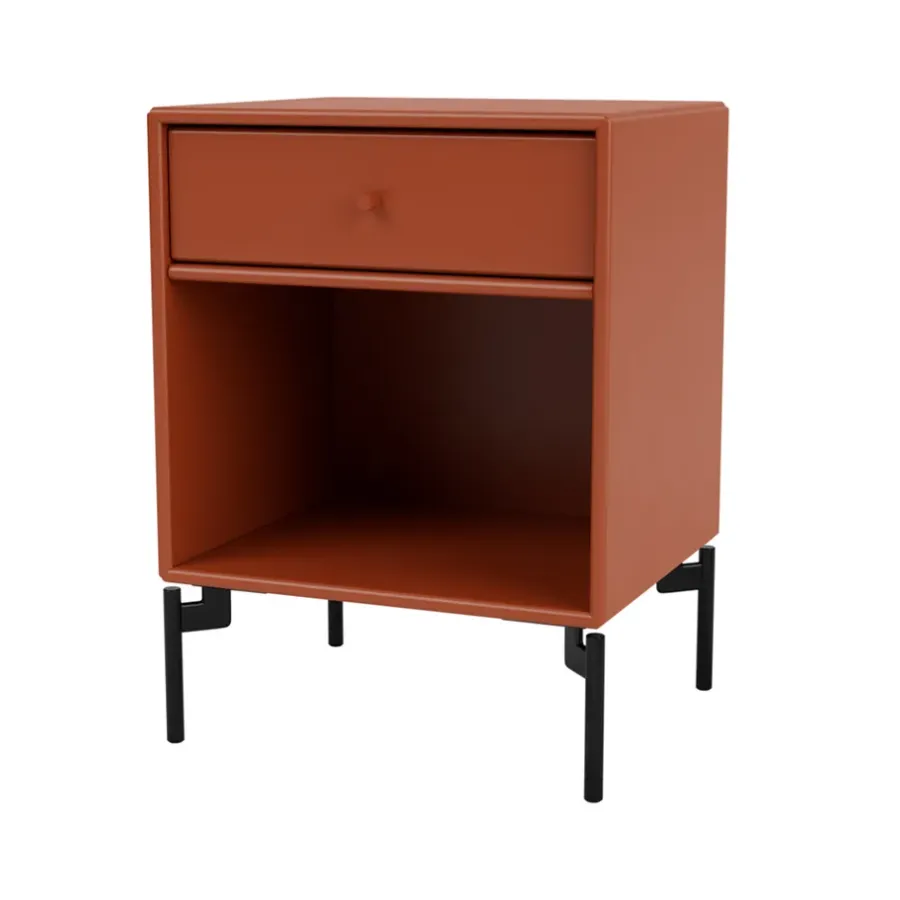 Dream sängbord, hokkaido 162, svartlackade ben^Montana Best