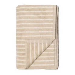 Handdukar-Scandi Living Drift handduk 50x70 cm, Beige-vit
