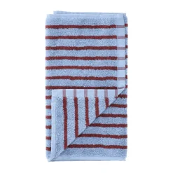 Handdukar-Scandi Living Drift handduk 30x50 cm, Blå-röd