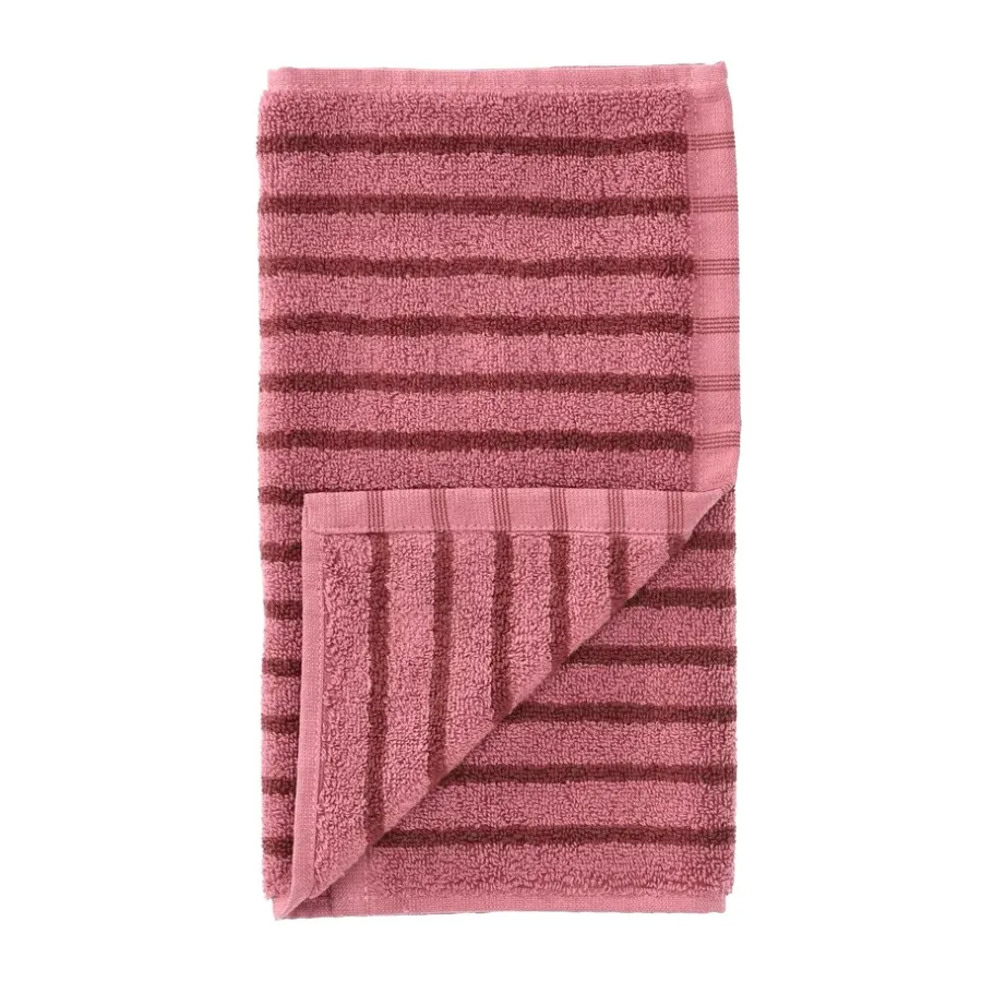 Drift handduk 30x50 cm, Rosa-röd^Scandi Living Online