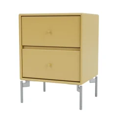 Sängbord-Montana Drift sängbord, cumin 157, kromben cm