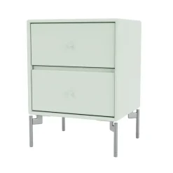 Sängbord-Montana Drift sängbord, mist 161, kromben cm