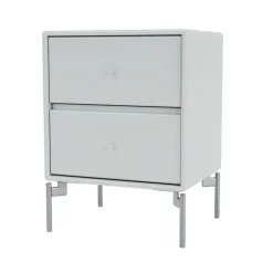 Sängbord-Montana Drift sängbord, oyster 156, kromben cm