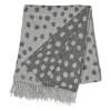 Droplets bomullspläd 130x185 cm, Grå^Scandi Living Online