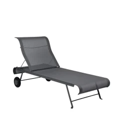 Sittmöbler·Solstolar & Solsängar|Solstolar & Solsängar-Fermob Dune solsäng, Anthracite