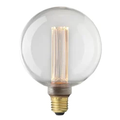 Övriga Lamptillbehör|Ljuskällor-Globen Lighting E27 LED laser filament glob dimbar, 12,5 cm, E27