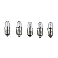 Övriga Lamptillbehör|Ljuskällor-Star Trading E5 topplampa 5-pack, 1,2 W