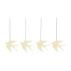 Easter Deco fågel påskhänge 4-pack, Light yellow^Cooee Design Discount