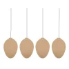 Påskdekorationer & Påskpynt-Cooee Design Easter Deco ägg påskdekoration 4-pack, Cafe au lait