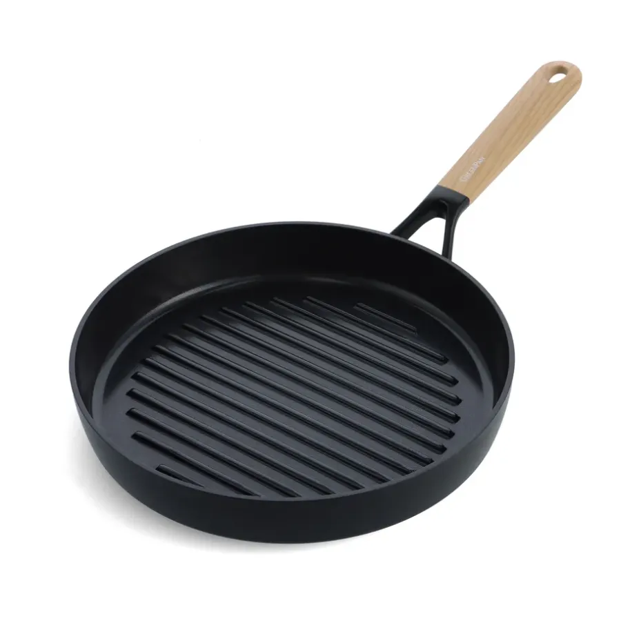 Grillpannor-GreenPan Eco Smartshape grillpanna 28 cm, Light wood