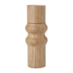 Saltkar & Pepparkar-Broste Copenhagen Edgar salt- och pepparkvarn 20 cm, Oljad ek-Natural