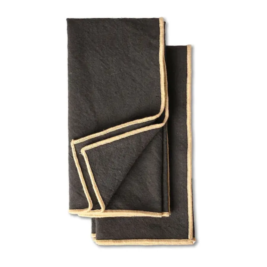 Edith servett 45x45 cm 2-pack, Grå^Sagaform Online