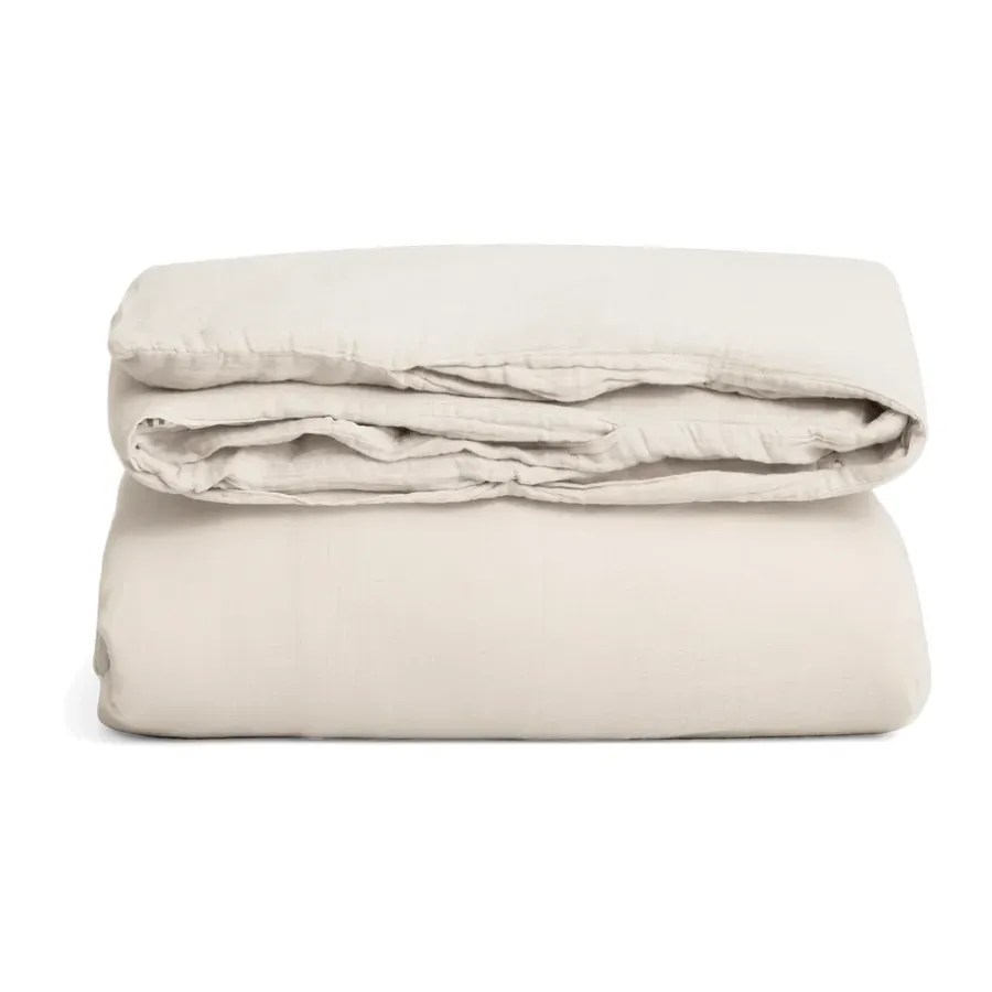 Eggshell Muslin påslakan dubbel, 220X220 cm^Garbo&Friends Sale