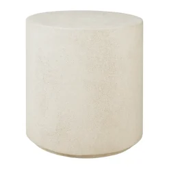 Avlastningsbord & Sidobord-Ethnicraft Elements sidobord Ø40 cm, Off white