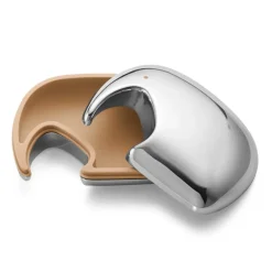 Boxar & Askar-Georg Jensen Elephant ask 7x10 cm, Rostfritt stål-gul