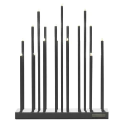 Grande elljusstake, Antracitgrå^Elflugan Discount