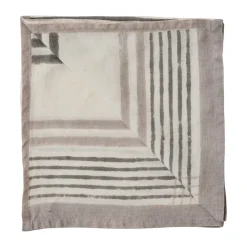 Ella servett 50x50 cm, Grey checkered^Tell Me More Online