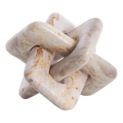 Dekorationsdetaljer-Lene Bjerre Ellia dekoration 15 cm, Linen