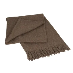Ullplädar & Ullfiltar-Elvang Denmark Elvang Classic pläd, Mocha (brun)