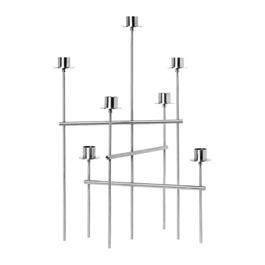 Elysia ljusstake, Brushed stainless steel^Ferm Living New