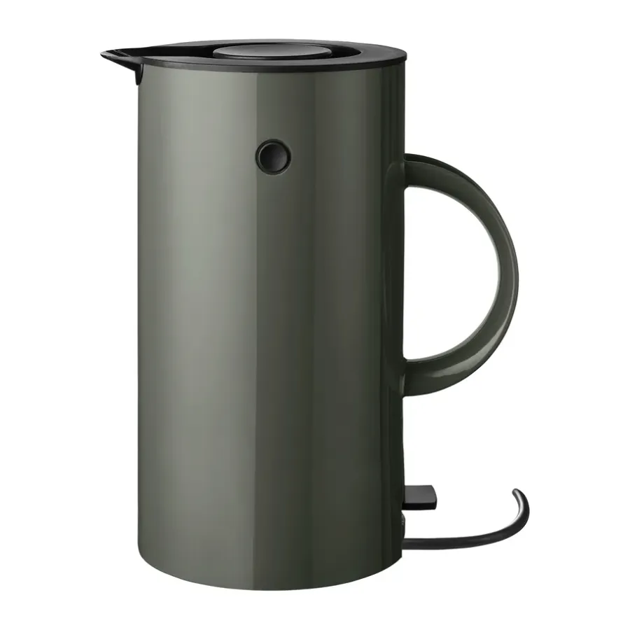 Vattenkokare-Stelton EM77 vattenkokare 1,5 L, Dark forest