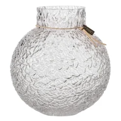 Vaser-ERNST glasvas struktur klar, Ø21 cm