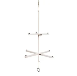 Ljusstakar-ERNST ljuskrona 96 cm, Vit