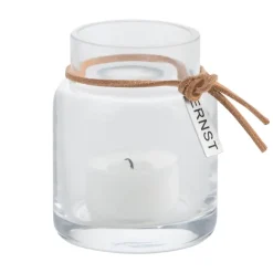 ljuslykta H 8 cm Ø 5 cm, klar^ERNST Hot