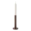 ljusstake i trä 20 cm, Mörkbrun^ERNST Sale